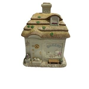 2004 LENOX Irish Blessing COOKIE JAR Canister Bakery‎ Shamrock